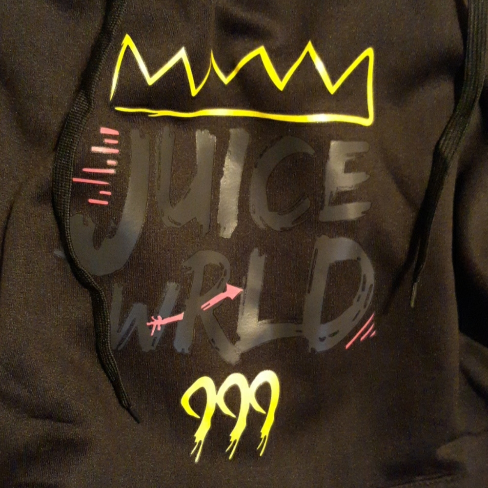 New Juice Wrld 999 black w/ slight yellow Hoodie